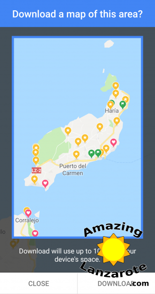 Lanzarote Map Best Offline App For Hiking Or Cycling Amazing